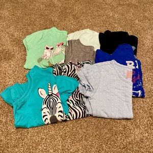 Cat & Jack Kids & other Brands Short Sleeve Tees/Tank Tops - Bundle/Lot/Set